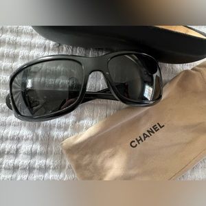 Chanel black 6030 sunglasses